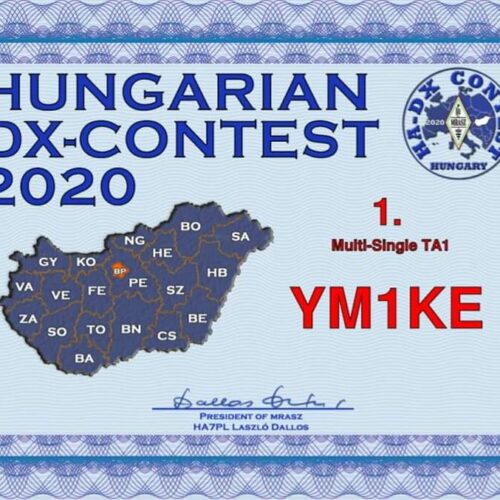 Macaristan HA DX CONTEST Yarışmasında Havadaydık.